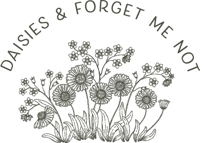 Daisies & Forget me not